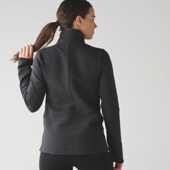 lululemon athletica Jackets & Blazers - Lululemon Insculpt Jacket Heathered Black / Black